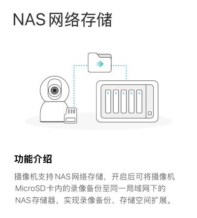 用小米摄像头NAS网络存储功能来转存视频
